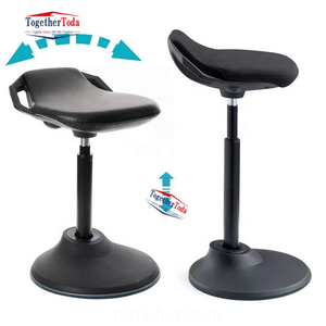Chaise ergonomique pivotante et réglable en hauteur pour assistant dentaire, tabouret à bascule assis-debout pour bureau, école, salle <span class=keywords><strong>de</strong></span> classe - Product Image 2