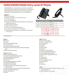 Fanvil X3S /<span class=keywords><strong>X3SP</strong></span> /X3SG Mise à niveau grandstream Fanvil X303/X303P/X303G - Product Image 5