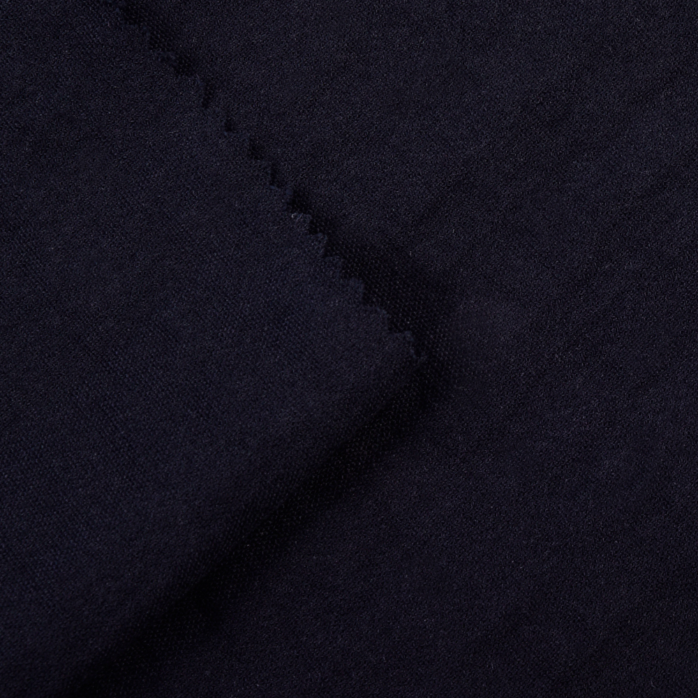 Customization Black Woven Solid Soft Breathable Stain Resistant 80%Rayon 20%Nylon Slub Fabric for Girls Boys Dress Sleepwear 145