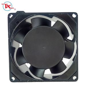 Precio de fábrica 110V 220V 380V <span class=keywords><strong>mini</strong></span> <span class=keywords><strong>3</strong></span> pulgadas 8038 Ac Ventiladores axiales 80X80X38Mm manga o rodamiento de bolas AC ventilador de refrigeración - Product Image 3