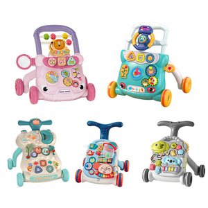 Andador de Actividades para Bebés con Volante, Música y Botones Luminosos, Andador de Aprendizaje para Sentarse y Ponerse de Pie con Volante - Product Image 2