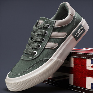 Zapatillas Slip-On de Lona para Hombre, Suela Delgada, Modernas y Casuales, Calzado para Caminar Diario, Gran Venta - Product Image 1