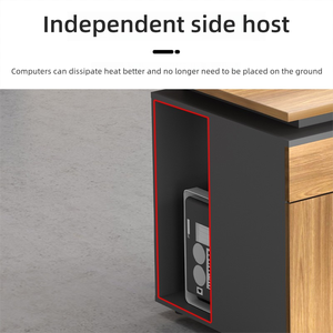 A buon mercato all'ingrosso 1.2m Mdf piccolo ufficio tavolo cubicolo di Coworking angolo scrivania da ufficio mobili moderni per il personale - Product Image 4