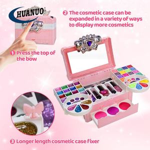 Completo In una scatola di cosmetici <span class=keywords><strong>per</strong></span> bambini veri Non tossici lavabili Make Up Kit giocattolo regali <span class=keywords><strong>per</strong></span> la bambina trucco <span class=keywords><strong>per</strong></span> bambini - Product Image 2