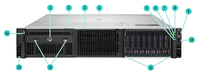Serveur HPE ProLiant DL380 Gen11 4410Y 2,0 GHz 12 cœurs 1P 32 Go-R MR408i-o NC 8SFF 800W PS d'origine