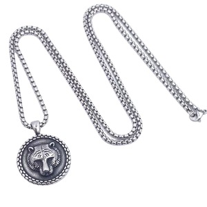 Collar con Colgante de Tigre yunnique, Acero Inoxidable, Diseño Animal Unisex, Joyería de Moda 2160146 - Product Image 3