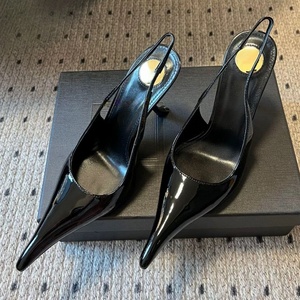 รองเท้าส้นสูงแบบสวมเปิดส้น ดีไซน์เรียบหรู ระบายอากาศได้ดี ขนาด 9 ซม. ประดับคริสตัล ส้นเข็ม สำหรับฤดูใบไม้ผลิ ฤดูใบไม้ร่วง งานพิธีการ และงานปาร์ตี้ ปี 2026 - Product Image 6