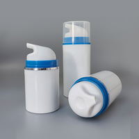 30ml 50ml 80ml 100ml 120ml 150ml 200ml Bouteille à pompe sans air en plastique Distributeur de pompe à sérum lotion Bouteille sans air sous vide