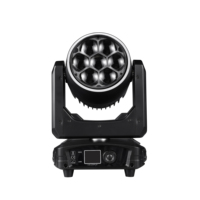 Mini Lyre Beam 7x40W DMX Spot Arc-en-ciel RGBW pour Événements DJ et Scène, avec Flight Case pour Spectacles Nocturnes