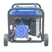 Générateur d'essence portable 9 kW avec roues, démarrage électrique, fil de cuivre 100 %, générateur d'énergie à essence pour les situations d'urgence