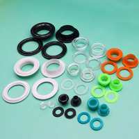 Œillets en plastique transparent noir professionnels et économiques de 10 mm, boucle pour boîte à chaussures, anneau en plastique, œillet, bouton