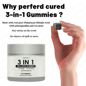 3-in-1 Adult Wellness Gummies Shilajit Sea Moss Ashwagandha Antioxidant Supplement for Energy Sleep Overall Pregnant Women) - Product Image 3