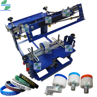 Machine d'Impression Sérigraphique Manuelle pour Bracelets en Silicone, Machine d'Impression pour Bracelets Manuels Cylindriques en Caoutchouc de Silicone