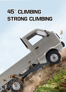 Voiture télécommandée WPL D12 1/10 4WD Simulation moteur brossé 260, escalade, éclairage LED, télécommande, camion Suzuki, jouets de voiture avec lumière - Product Image 4