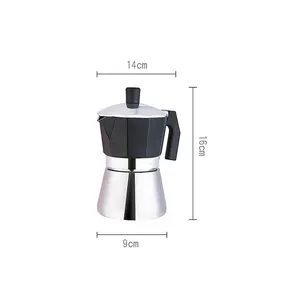 Kustom Olla Moka Coffee cafetexpresso Cafetiere Espresso Coffee Coffee Maker Mocha Maker aluminium mokatot kopi Moka Pot