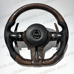Volant à affichage direct d'usine en fibre de carbone Forge pour <span class=keywords><strong>BMW</strong></span> M2 M3 M4 <span class=keywords><strong>M5</strong></span> F10 F50 F30 F32 F80 F82 F90 E90 E92 E60 E63 G20 G30 - Product Image 2