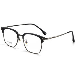 กรอบแว่นตาทรงสี่เหลี่ยมมูจินสำหรับผู้ชาย เลนส์เรซิ่นแบบเต็มกรอบ ดีไซน์สวมใส่สบาย ผลิตที่ตานหยาง - Product Image 2