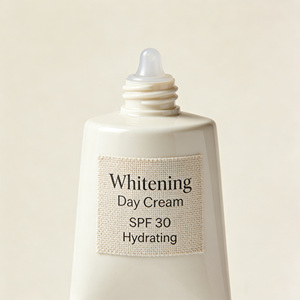 Crème de <span class=keywords><strong>Jour</strong></span> Éclaircissante à l'Acide Kojique et au Glutathion pour une Peau Lumineuse, Formule <span class=keywords><strong>avec</strong></span> <span class=keywords><strong>SPF</strong></span> 30 et Ingrédients Hydratants - Product Image 2