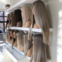 Produit phare : Perruque casher à dentelle HD, couleur naturelle, cuticules alignées, pour femmes blanches