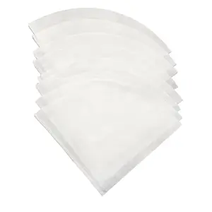Penjualan laris Filter minyak kain PET grade makanan tahan suhu tinggi bahan kertas saring berbentuk V kualitas terbaik bukan tenunan