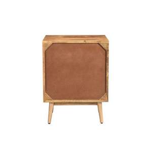 Mesitas de Noche de Madera Sólida con Acabado Natural de la Colección Modern Luxury, con un Diseño Contemporáneo Único, Muebles Elegantes para Dormitorio - Product Image 3