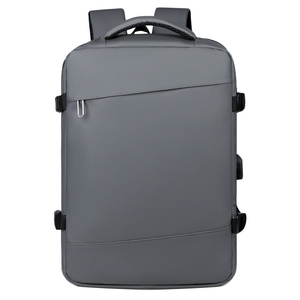 Sac à dos professionnel pour ordinateur portable, grande capacité, extensible, étanche, antivol, avec compartiment sec/humide, à fermeture éclair géométrique, vente en gros à bas prix - Product Image 1