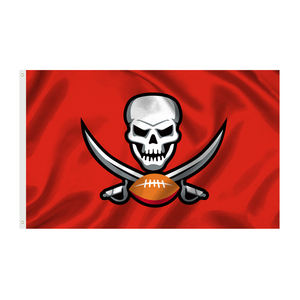 Drapeaux personnalisés 3x5ft Nfl Drapeau des Buccaneers de football d'équipe avec des drapeaux des Buccaneers de Tampa <span class=keywords><strong>Bay</strong></span> - Product Image 6