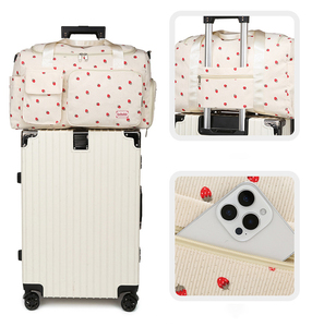 <span class=keywords><strong>Sac</strong></span> <span class=keywords><strong>de</strong></span> voyage personnalisable en velours côtelé avec logo, compartiment à chaussures, fermeture éclair et séparation sec/humide, idéal pour le sport - Product Image 5