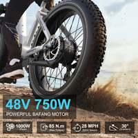 Mon magasin Entrepôt UE Moteur sans balais BAFANG 750W Modèle Pathfinder I2 Couple de 85 N.m Faible encombrement 15AH 48V Vélo électrique tout-terrain