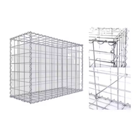 Panier de Gabion soudé par mur de soutènement robuste populaire pour barrière de défense antidéflagrante et boîte de Cage en pierre remplie de roche