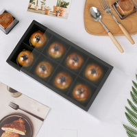 Emballage personnalisé unique pour desserts, boîte cadeau triangulaire en papier pour bonbons, cuillère, emballage de présentation de snacks haut de gamme pour desserts