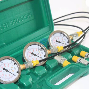 ชุดทดสอบแรงดันไฮดรอลิก XY รุ่น XZTK-60 สายทดสอบ ข้อต่อทดสอบ ตัวเชื่อมต่อแบบเร็ว เกจวัดแรงดัน 0-600 บาร์ - Product Image 3