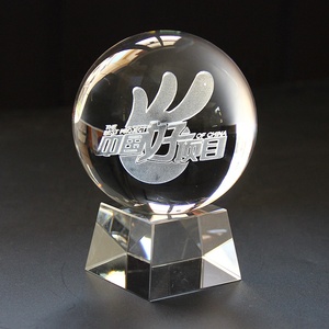3D <strong>Moon</strong> Crystal <strong>Ball</strong> Paperweight Laser Engraved Glass Sphere Display Globe Meditation <strong>Ball</strong> Home Decor with Crystal Stand - Product Image 5