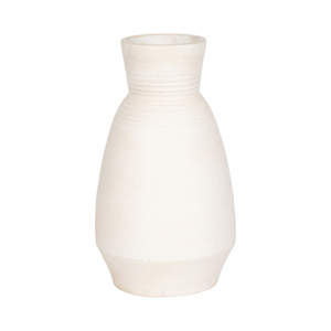 Vaso moderno in terracotta per decorazioni domestiche, elemento scultoreo per soggiorno e camera da letto - Product Image 1