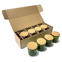 Boîte d'expédition de courrier au design unique, boîte en carton ondulé pliable personnalisée pour le support de pot de miel, boîte d'emballage avec insert en carton