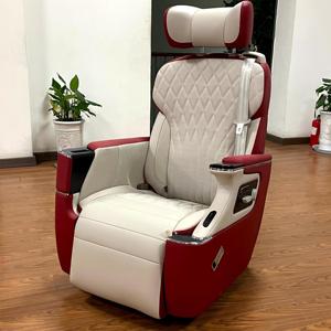 Sièges de voiture modifiés en cuir de luxe aviation VIP avec logo couleur personnalisé pour Innova Hycross - Product Image 4