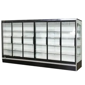 Shop Store Fridge Glass Door Heated Glass Door For Beverage Chiller Walk In Cooler Display