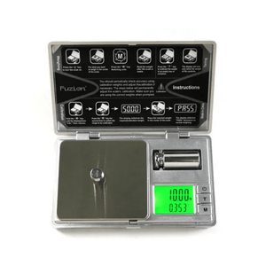 Intelligente Digitale Taschenwaage aus Stahl mit Großer Grüner Hintergrundbeleuchtung und Edelstahl-Wiegefunktion - Product Image 1