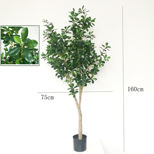 <span class=keywords><strong>L</strong></span> Resort Office Centre Commercial Décoration Classique Plancher <span class=keywords><strong>Vert</strong></span> Bonsaï <span class=keywords><strong>Arbre</strong></span> Fruitier Artificiel - Product Image 1
