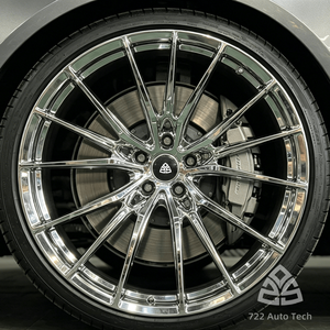 ล้อแม็กซ์โครเมี่ยมฟอร์จ 722Auto 1 ชิ้น ขนาด 20 21 22 23 24 นิ้ว 5x112 5x120 5x130 ขอบลึกเว้า สำหรับรถเมอร์เซเดส เอส คลาส และบีเอ็มดับเบิลยู <span class=keywords><strong>7</strong></span> - Product Image 1