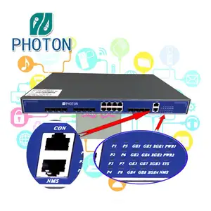 10g 8 port EPON OLT layer3 HG8546M vsol uyumlu mini olt px20 + + + sfp modülleri