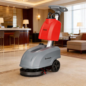 Machine de <span class=keywords><strong>nettoyage</strong></span> de sols industriels pour carreaux de céramique, autolaveuse électrique commerciale à conducteur marchant à pied - Product Image 5