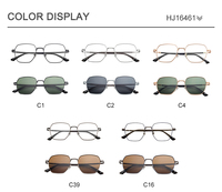 Monturas de Gafas Metálicas Pentagonales Personalizadas, Modernas, Elegantes, de Alta Calidad, Duraderas y Ligeras para Unisex, para Todas las Formas de Rostro