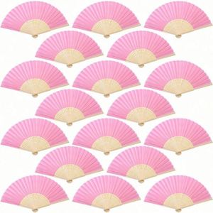Éventails en bambou marron, art populaire, sculptés et peints, pour la décoration, les événements professionnels, les fêtes, les promotions, les cadeaux, style sportif - Product Image 4