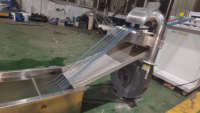Machine de granulation plastique à refroidissement par eau à double étage, ligne de recyclage et de pelletisation de films PE PP