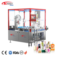 Machine monobloc automatique à changement rapide pour le remplissage et le bouchage direct usine de produits cosmétiques, lotions, crèmes et toniques