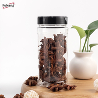 Bouteille en plastique PET pour épices de 100 ml, 150 ml, 200 ml, pot d'emballage pour assaisonnements avec couvercle saupoudreur de sel