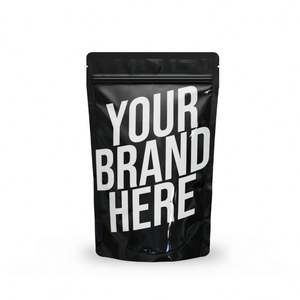 En stock emballage plastique refermable multicolore personnalisé sacs zip-lock en mylar rose avec fenêtre et trou de suspension - Product Image 5