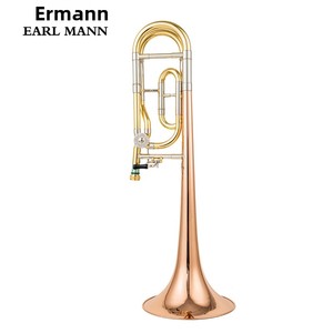 <span class=keywords><strong>Trombone</strong></span> ténor en Si bémol Earl Mann TB-930 en bronze phosphoreux avec finition laquée or et pistons pour débutants et examens <span class=keywords><strong>de</strong></span> niveau - Product Image 4