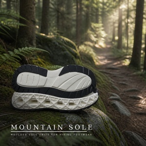 Semelles de chaussures en caoutchouc EVA TPR, semelle intermédiaire en mousse à motif losanges, <span class=keywords><strong>amortissante</strong></span> et rebondissante, pour baskets décontractées, vente en gros - Product Image 3